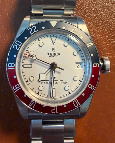 2026 Tudor Black Bay GMT "Pepsi" White Dial Steel Bracelet (79830RB)
