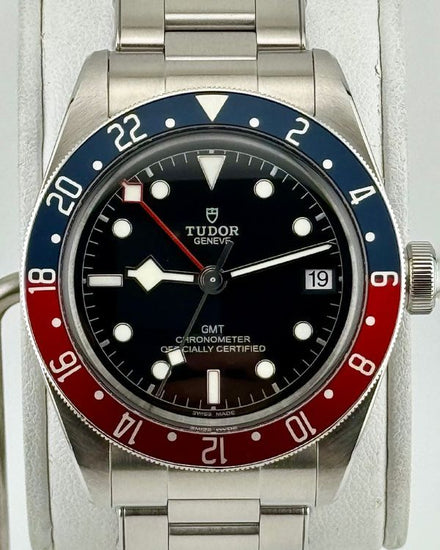 No Reserve - 2021 Tudor Black Bay GMT "Pepsi" 41MM Black Dial Steel Bracelet (79830RB)