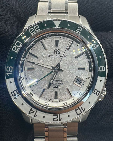 2025 Grand Seiko Sport Hi-Beat GMT "Snow Valley" 44.2MM White Dial Steel Bracelet (SBGJ277)