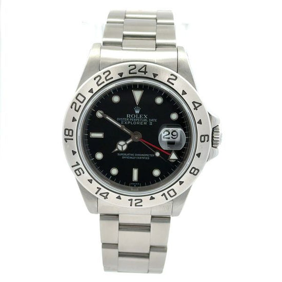 1999 Rolex Explorer II 40MM Black Dial Oyster Bracelet (16570)