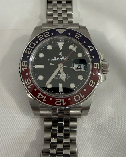 2023 Rolex GMT-Master II "Pepsi" 40MM Black Dial Jubilee Bracelet (126710BLRO)