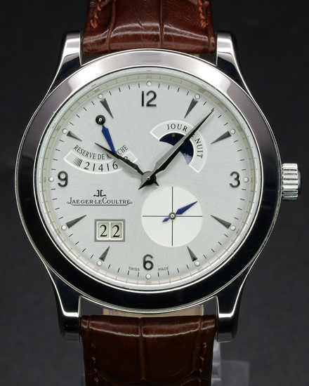 Jaeger-LeCoultre Master Eight Days 41MM Silver Dial Leather Strap (Q1608420)