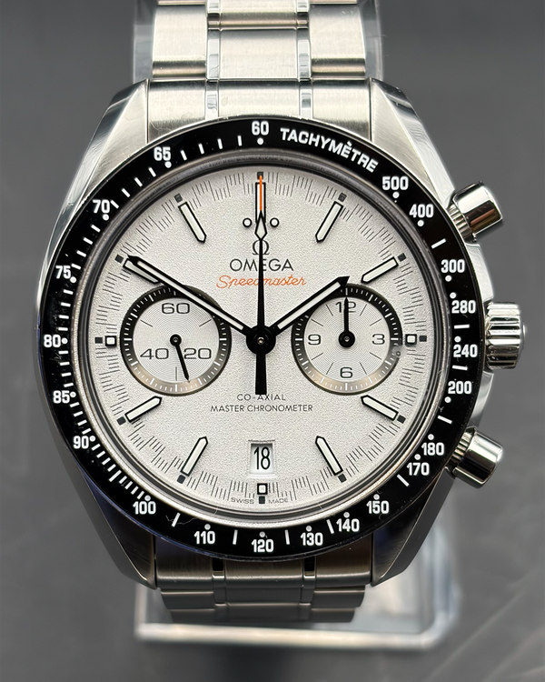2023 Omega Speedmaster Racing 44.25MM White Dial Steel Bracelet (329.30.44.51.04.001)