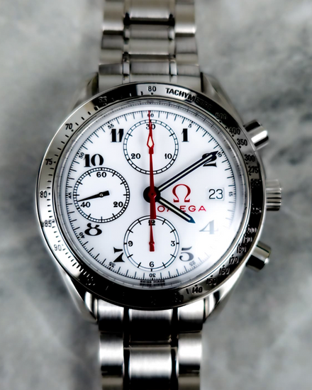 No Reserve - 2021 Omega Speedmaster Date “Olympic Collection” 39MM White Dial Steel Bracelet (3515.20.00)