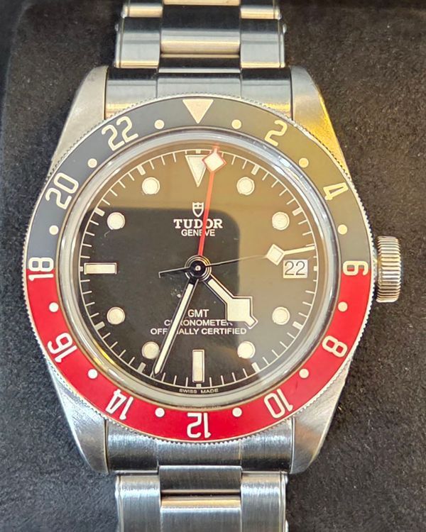 2020 Tudor Black Bay GMT "Pepsi" 41MM Black Dial Steel Bracelet (79830RB)