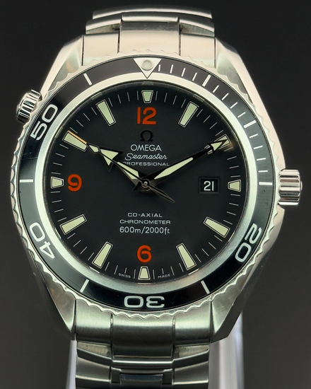2011 Omega Seamaster Planet Ocean 45.4mm Black Dial Steel Bracelet (2200.51.00)