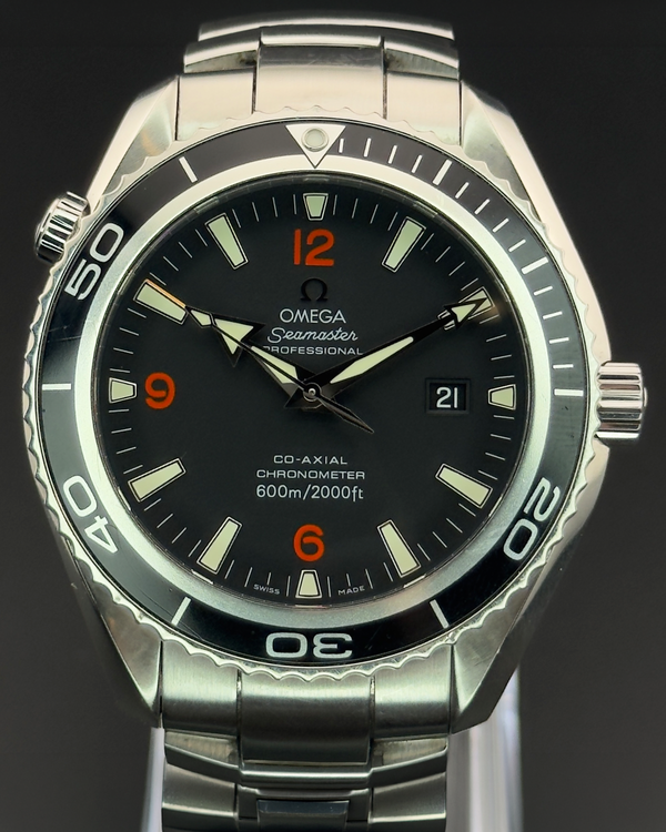 2011 Omega Seamaster Planet Ocean 45.4mm Black Dial Steel Bracelet (2200.51.00)