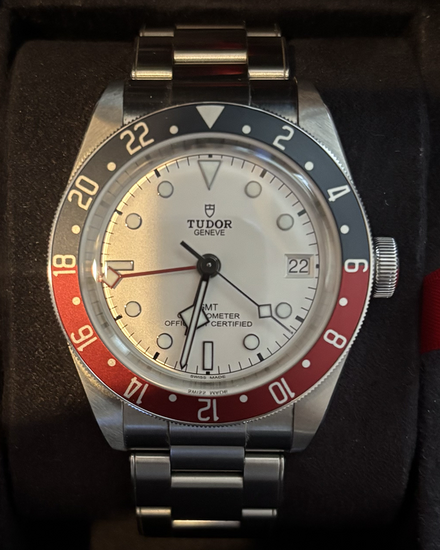 No Reserve - 2026 Tudor Black Bay GMT "Pepsi" 41MM White Dial Steel Bracelet (79830RB)
