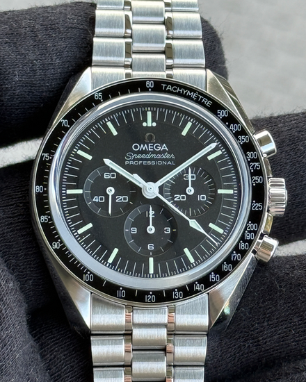 2026 Omega Speedmaster Professional Moonwatch 42MM Black Dial Steel Bracelet (310.30.42.50.01.002)