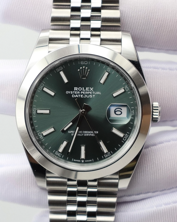 2026 Rolex Datejust 41MM Green Dial Jubilee Bracelet (126300)