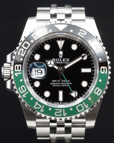 2025 Rolex GMT-Master II "Sprite" 40MM Black Dial Jubilee Bracelet (126720VTNR)
