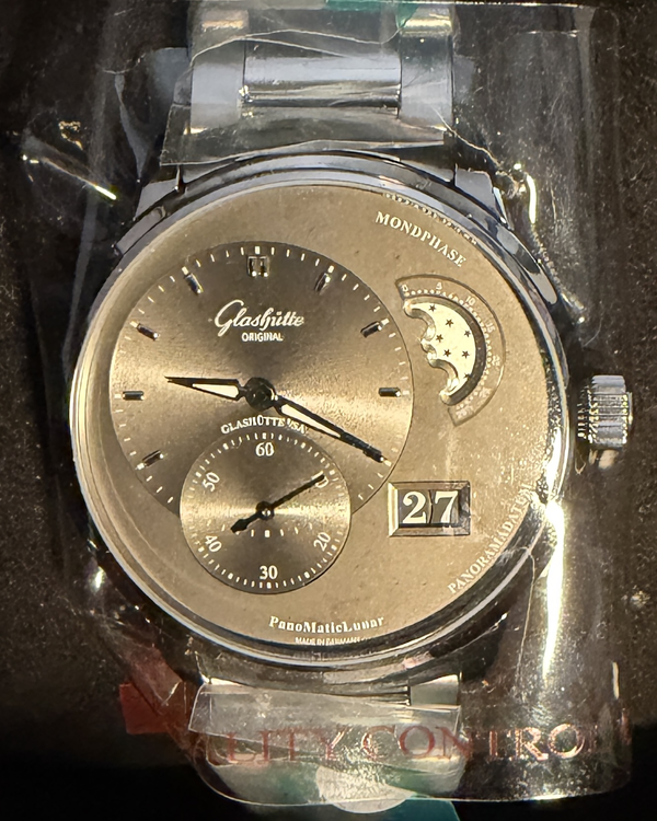 2026 Glashütte Original PanoMaticLunar 40MM Grey Dial Steel Bracelet (1-90-02-42-32-71)