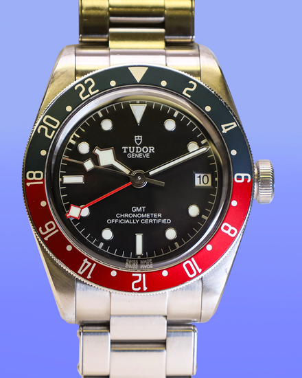 2022 Tudor Black Bay GMT "Pepsi" 41MM Black Dial Steel Bracelet (79830RB)