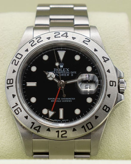 2007 Rolex Explorer II 40MM Black Dial Oyster Bracelet (16570)