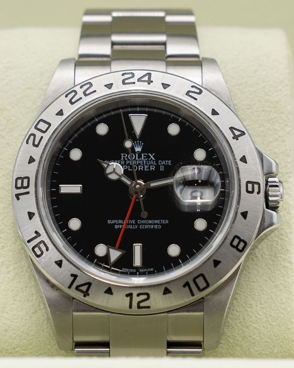 2007 Rolex Explorer II 40MM Black Dial Oyster Bracelet (16570)