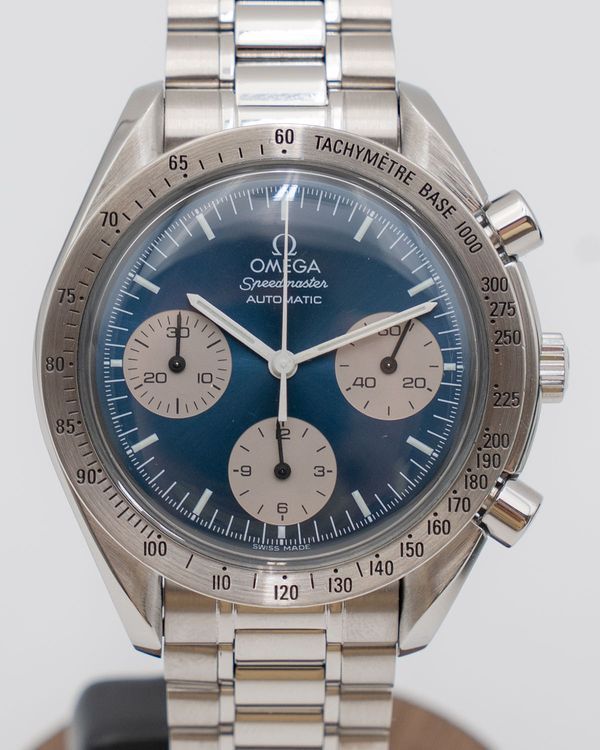 Omega Speedmaster Reduced 39MM Blue Dial Steel Bracelet (3510.82)