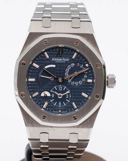 Audemars Piguet Royal Oak Dual Time 39MM Blue Dial Steel Bracelet (26120ST.OO.1220ST.02)