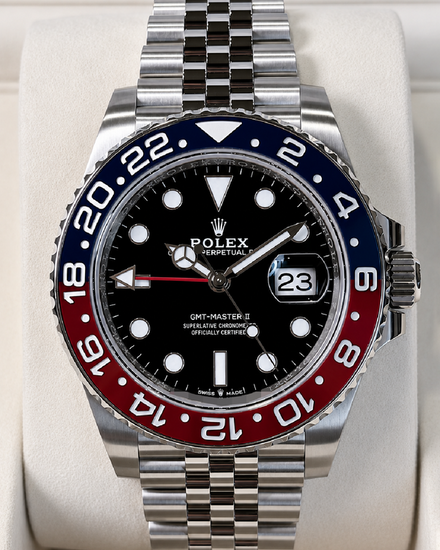 No Reserve - 2026 Rolex GMT-Master II "Pepsi" 40MM Black Dial Jubilee Bracelet (126710BLRO)