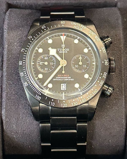 2019 Tudor Black Bay Chrono Dark 41MM Black Dial PVD Steel Bracelet (79360DK)