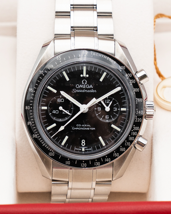 Omega Speedmaster "Two Counters" 44.25MM Black Dial Steel Bracelet (311.30.44.51.01.002)