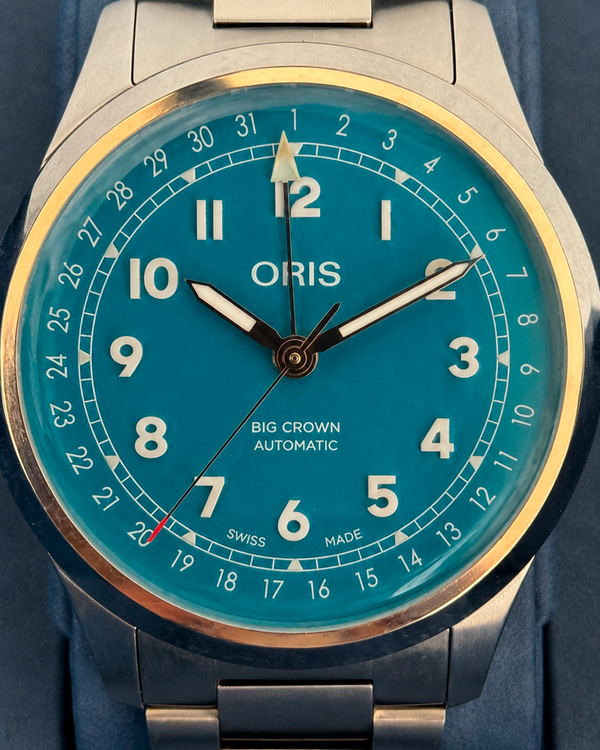Oris Big Crown Pointer Date 40MM Blue Dial Steel Bracelet (01 754 7798 4065)