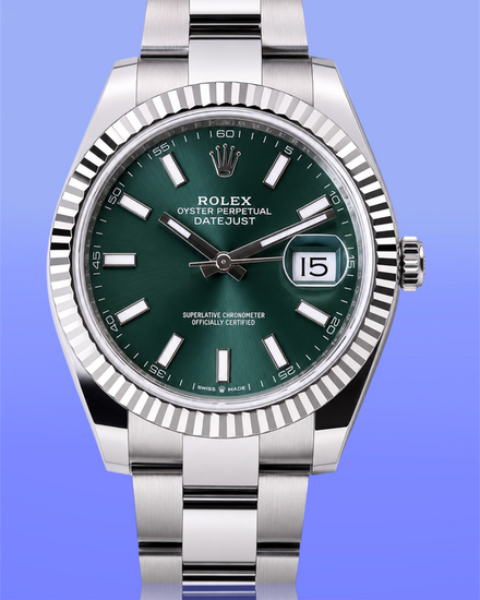 2026 Rolex Datejust 41MM Mint Green Dial Oyster Bracelet (126334)