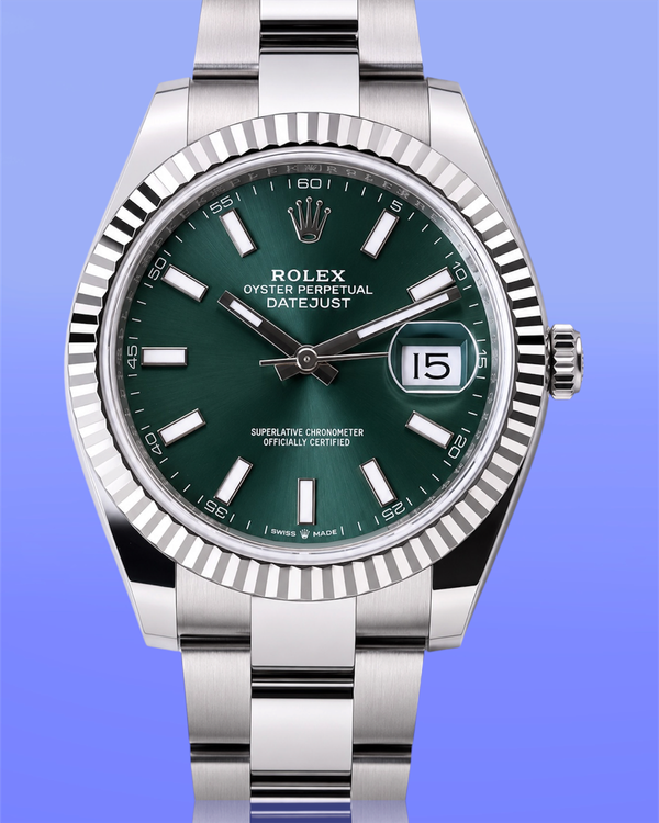 Rolex Datejust (Mint Fluted Oyster)