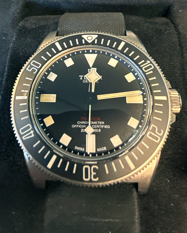 2025 Tudor Pelagos FXD 42MM Black Dial Aftermarket Rubber Strap (25717N)