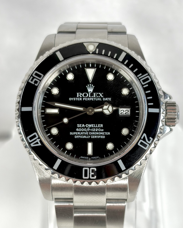 2003 Rolex Sea-Dweller 40MM Black Dial Oyster Bracelet (16600)