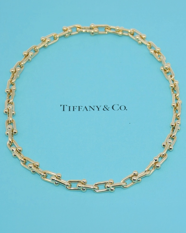 Tiffany Accessories HardWear Necklace 18IN Yellow Gold (Necklace)
