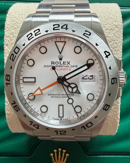 2023 Rolex Explorer II "Polar" 42MM White Dial Oyster Bracelet (226570)