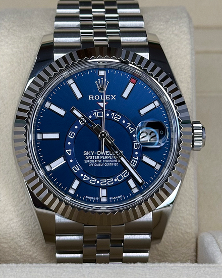 2024 Rolex Sky-Dweller 42MM Blue Dial Jubilee Bracelet (336934)