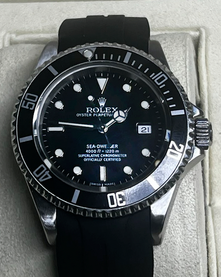 2007 Rolex Sea-Dweller 4000 40MM Black Dial Oyster Bracelet (16600T)