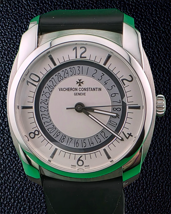 2018 Vacheron Constantin Quai De I'lle 41MM Silver Dial Rubber Strap (4500S/000A-B195)