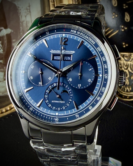 2024 Jaeger-LeCoultre Master Control Chronograph Calendar 40MM Blue Dial Steel Bracelet (Q4138180)