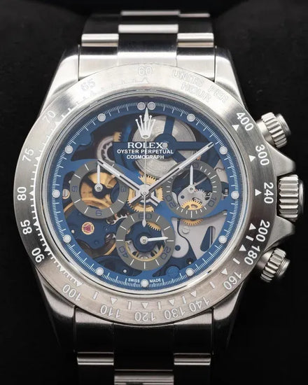 2026 Rolex Cosmograph Daytona 40MM Aftermarket "Pastor Maldonado" Skeleton Concept Dial Oyster Bracelet (116520)