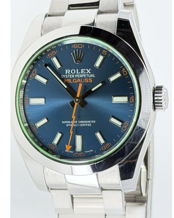 2021 Rolex Milgauss 40MM Blue Dial Oyster Bracelet (116400GV)