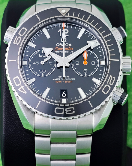 No Reserve - 2019 Omega Seamaster Planet Ocean 600M 45.5MM Black Dial Steel Bracelet (215.30.46.51.01.001)