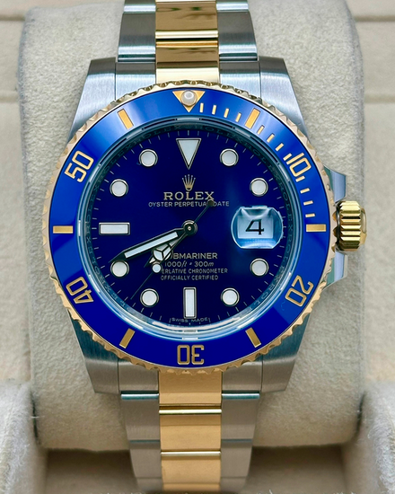 2019 Rolex Submariner Date "Bluesy" 40MM Blue Dial Two-Tone Oyster Bracelet (116613LB)
