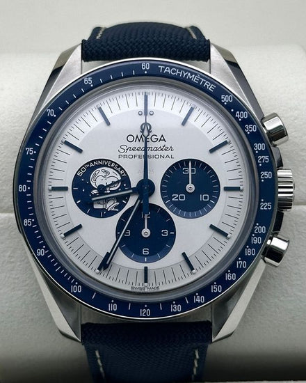 2026 Omega Speedmaster Anniversary Series “Silver Snoopy Award” 42MM Silver Dial Textile Strap (310.32.42.50.02.001)