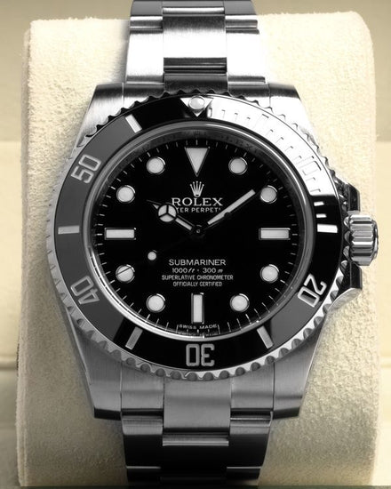 2014 Rolex Submariner No Date 40MM Black Dial Oyster Bracelet (114060)