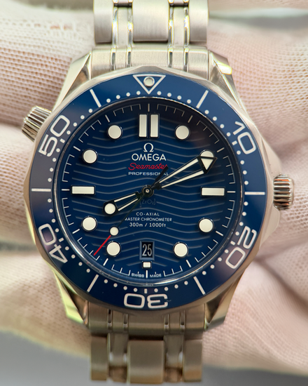 2024 Omega Seamaster Diver 300M 42MM Blue Dial Steel Bracelet (210.30.42.20.03.001)