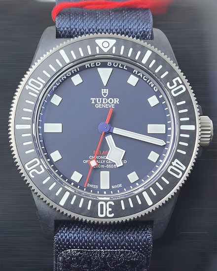 2026 Tudor Pelagos FXD "Alinghi Red Bull Racing Edition" 42MM Blue Dial Textile Strap (25707KN)