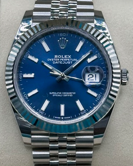 2026 Rolex Datejust 41MM Blue Dial Jubilee Bracelet (126334)