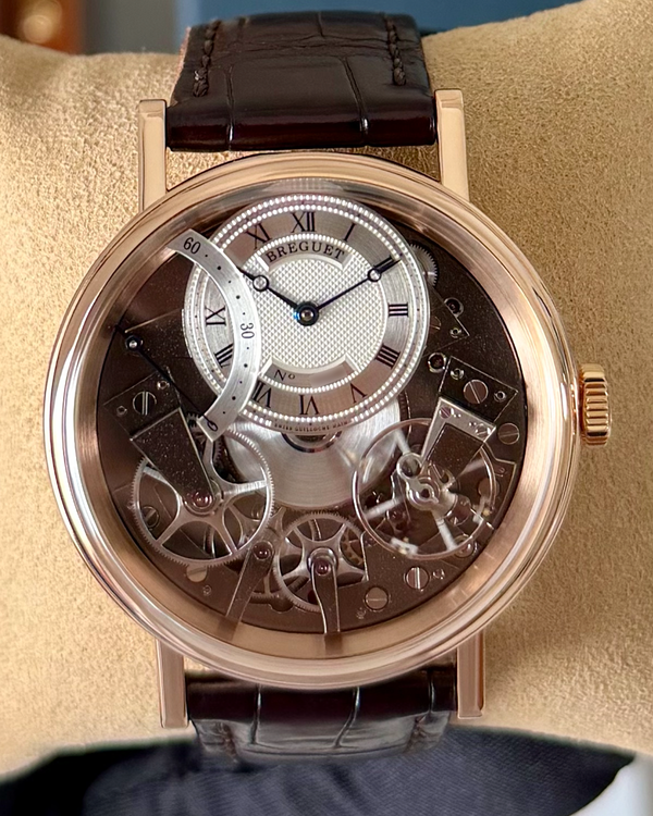 2024 Breguet Tradition Seconde Rétrograde 40MM Skeleton Dial Leather Strap (7097BR/G1/9WU)