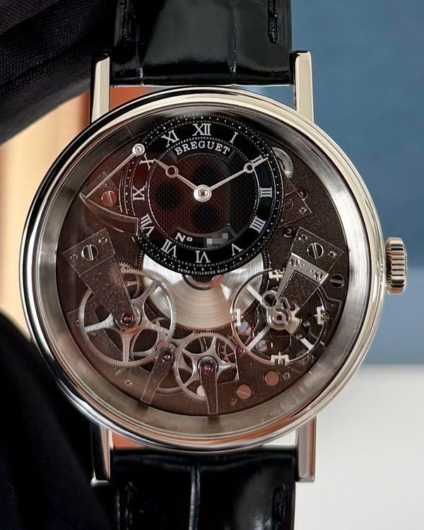2024 Breguet Tradition 40MM Skeleton Dial Leather Strap (7057BB/G9/9W6)