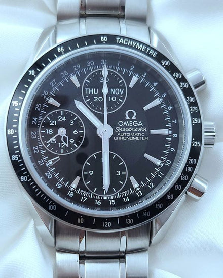 2021 Omega Speedmaster Day-Date 40MM Black Dial Steel Bracelet (3220.50.00)