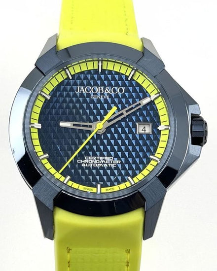 2026 Jacob & Co. Epic X Sport L.E. 49.7MM Blue Dial Rubber Strap (WX130.13.AA.AA.BBRUA)