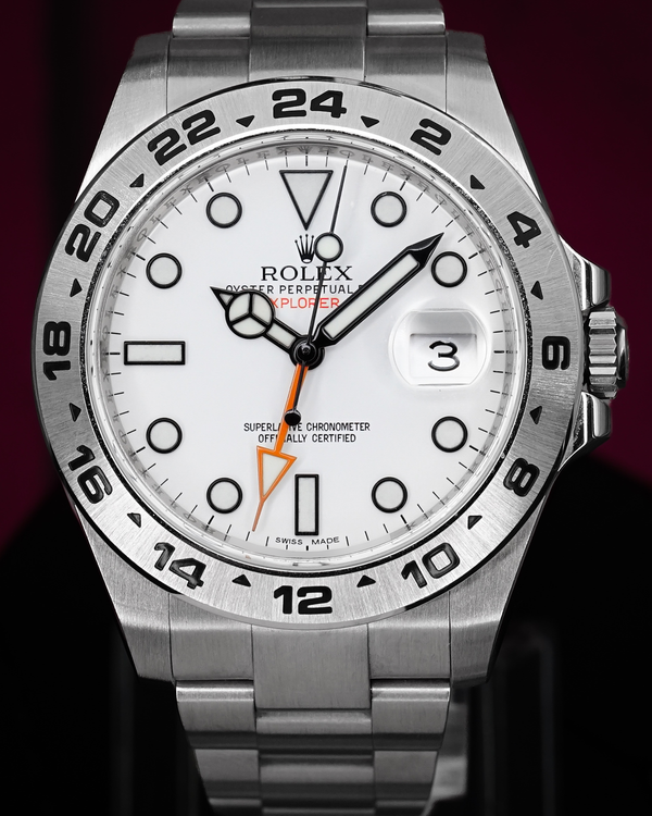 2017 Rolex Explorer II "Polar" 42MM White Dial Oyster Bracelet (216570)
