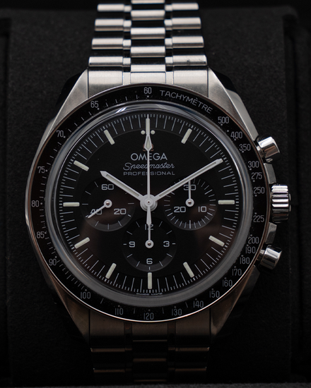 2025 Omega Speedmaster Professional Moonwatch 42MM Black Dial Steel Bracelet (310.30.42.50.01.002)